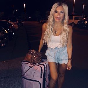 Denim paperback shorts